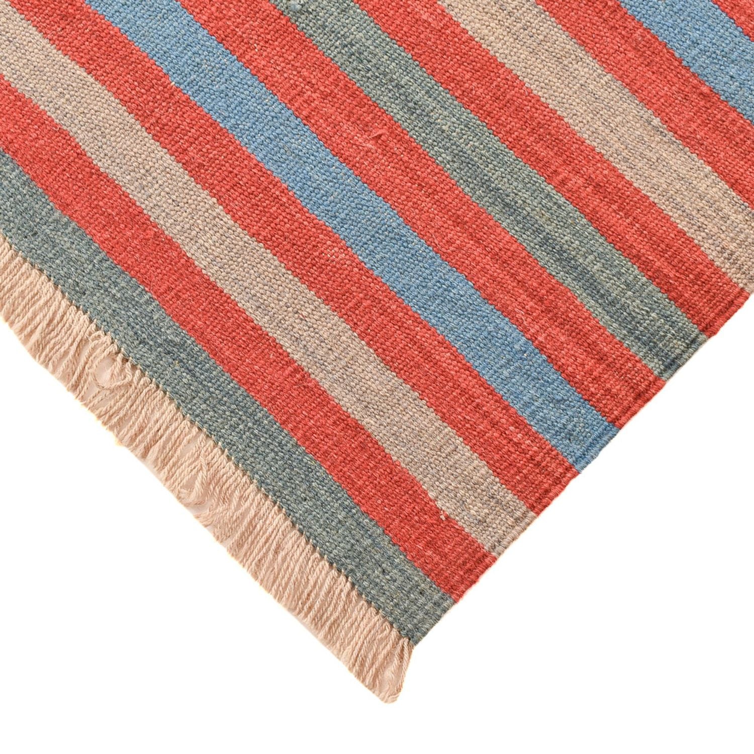 Tapis Kelim - Tendance - 203 x 149 cm - multicolore