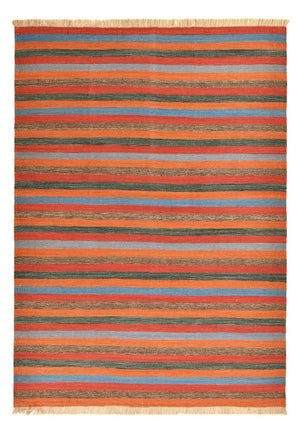 Tapis Kelim - Tendance - 200 x 146 cm - multicolore