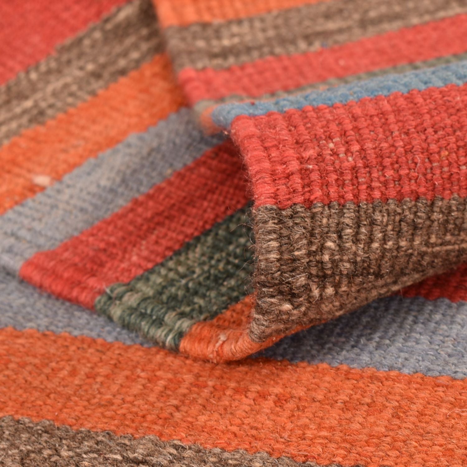 Tapis Kelim - Tendance - 200 x 146 cm - multicolore
