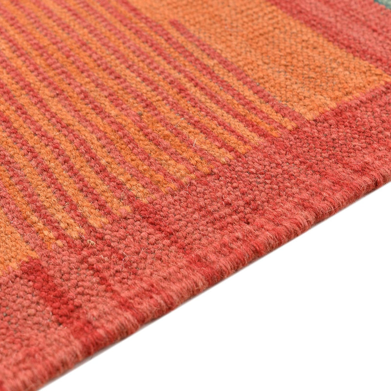 Tapis Kelim - Tendance - 201 x 155 cm - multicolore