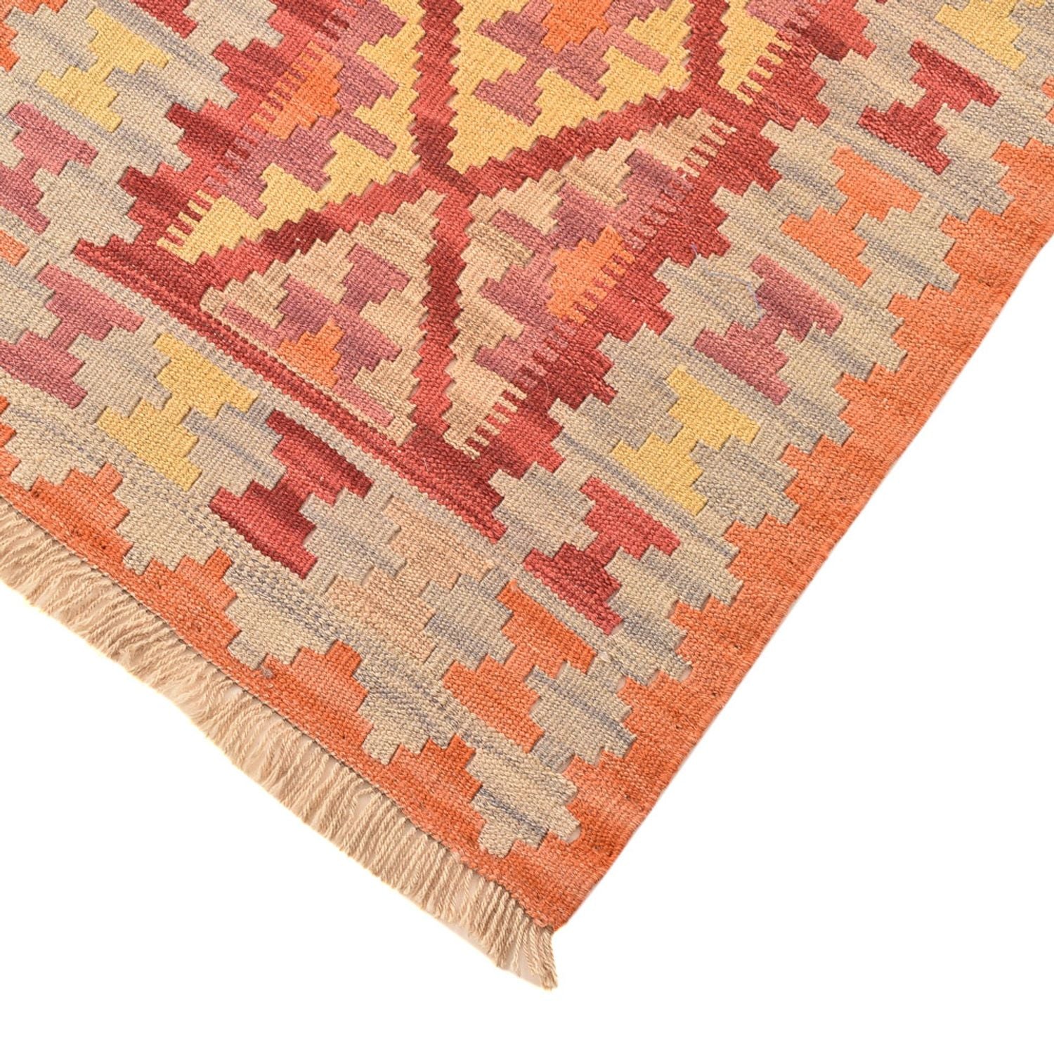 Tapis de couloir Tapis Kelim - Oriental - 194 x 65 cm - multicolore