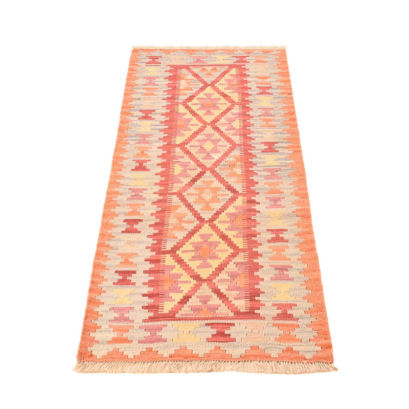 Tapis de couloir Tapis Kelim - Oriental - 194 x 65 cm - multicolore