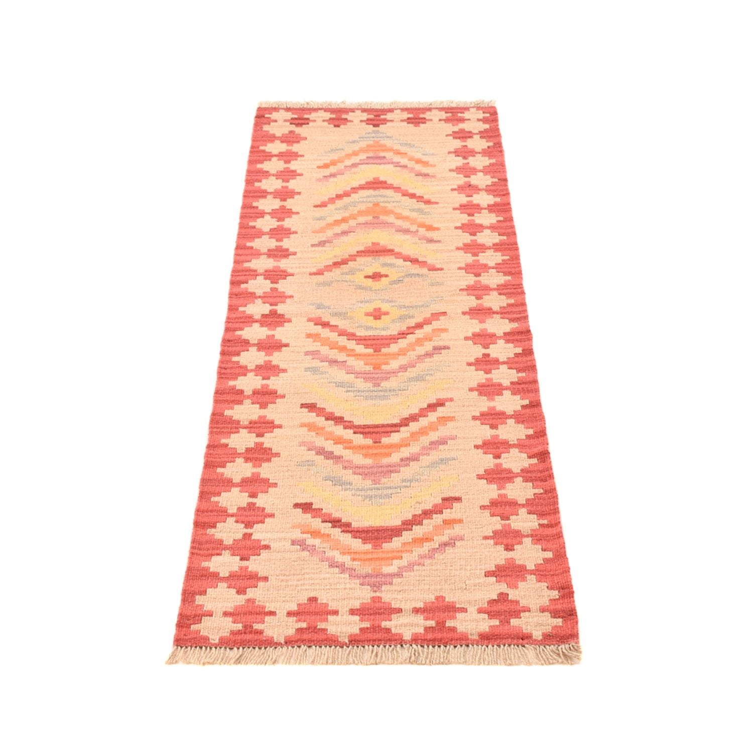 Tapis de couloir Tapis Kelim - Oriental - 192 x 57 cm - multicolore
