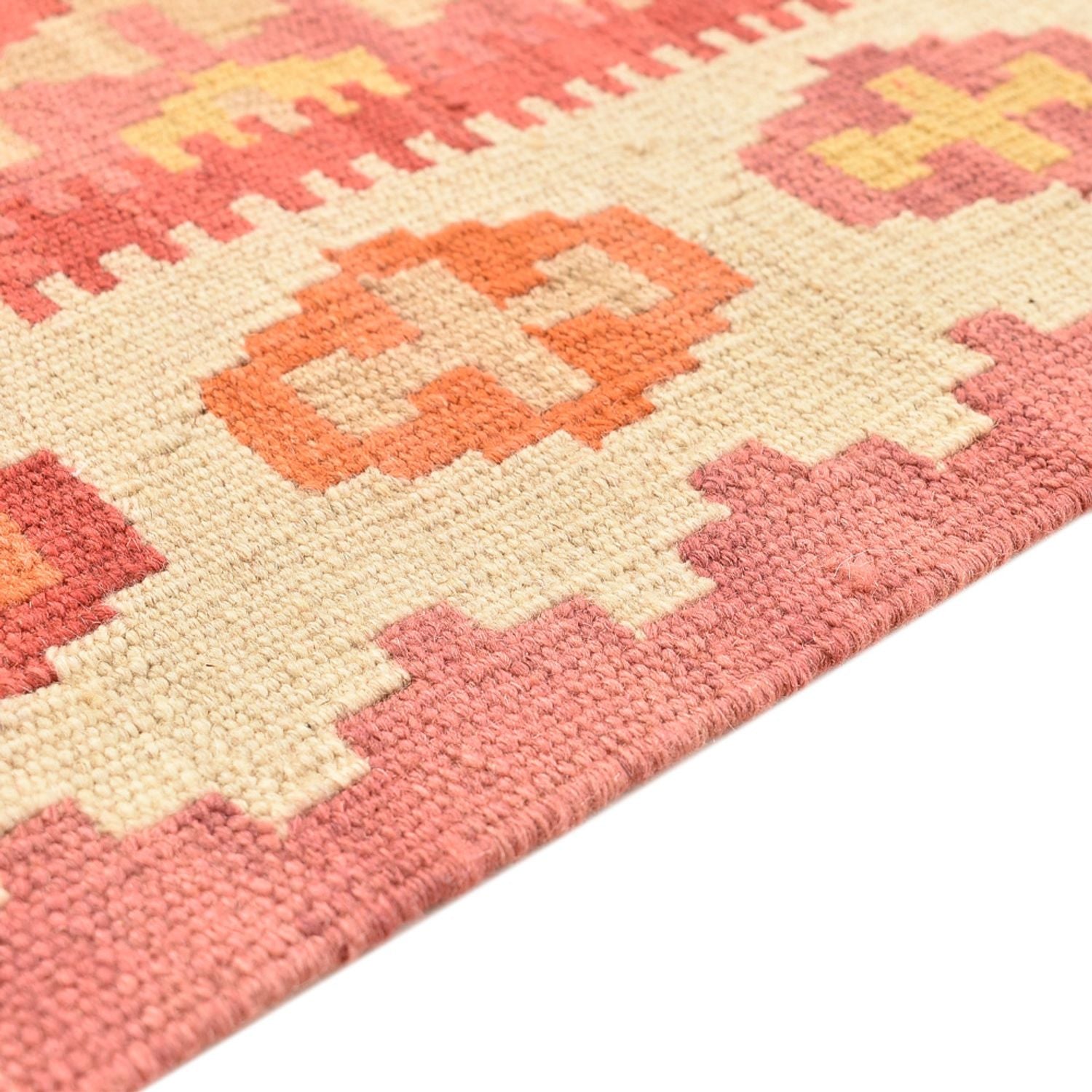 Tapis de couloir Tapis Kelim - Oriental - 201 x 60 cm - multicolore