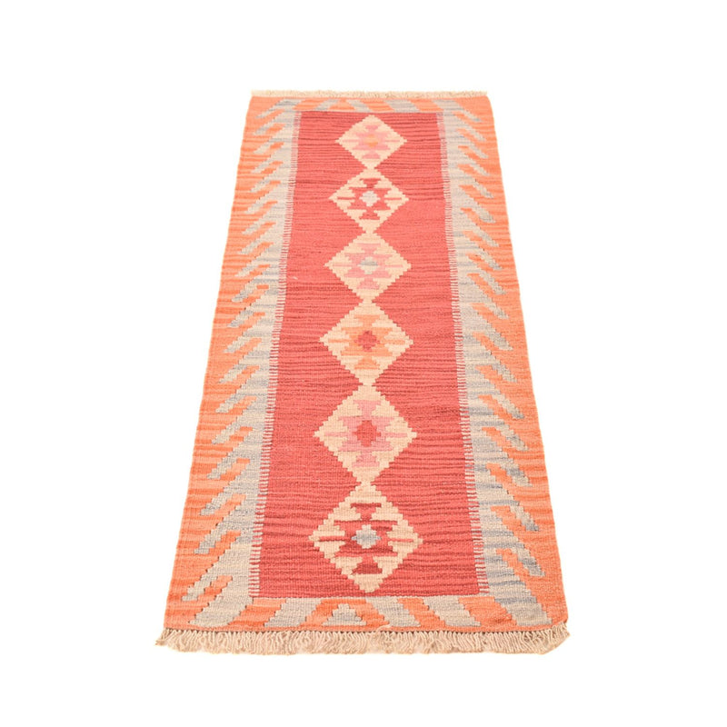 Tapis de couloir Tapis Kelim - Oriental - 198 x 59 cm - multicolore