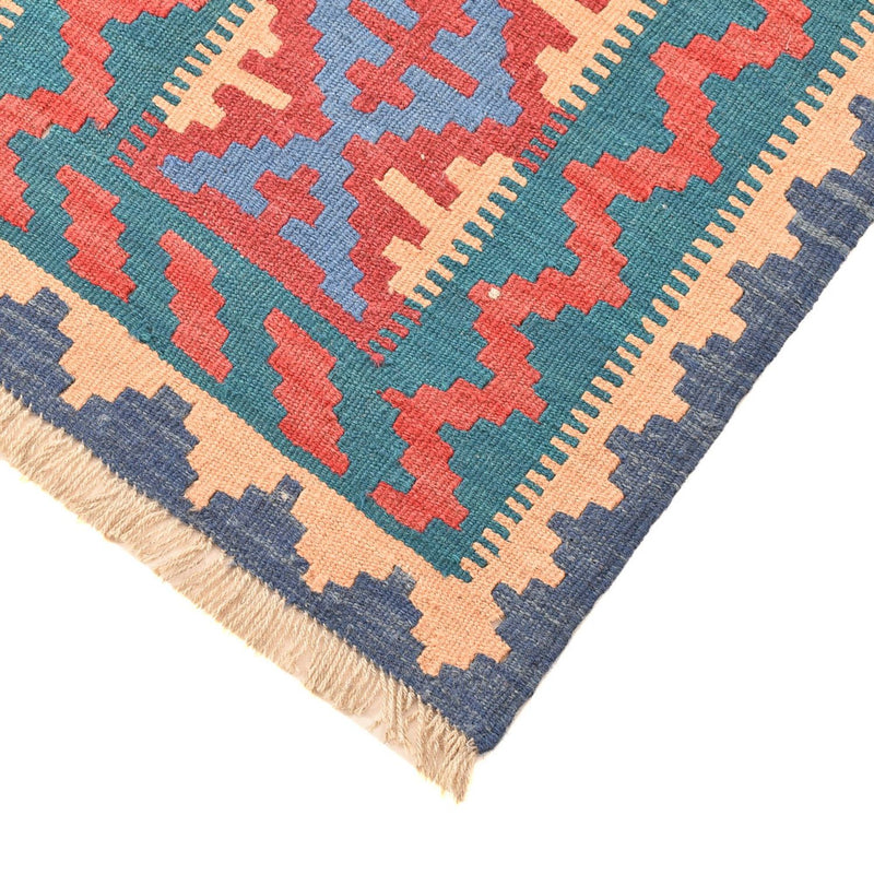 Tapis de couloir Tapis Kelim - Oriental - 210 x 62 cm - multicolore