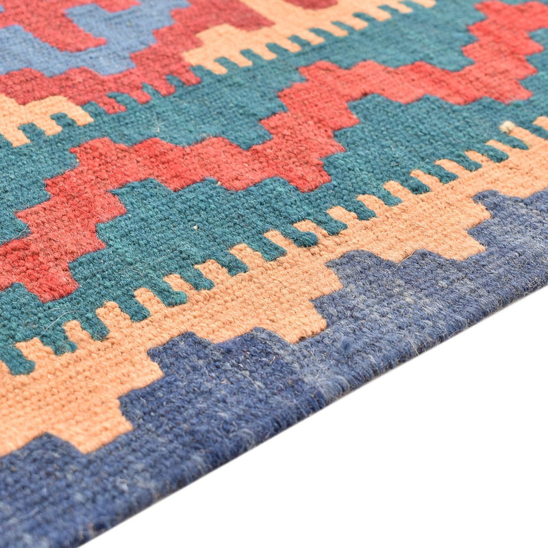 Tapis de couloir Tapis Kelim - Oriental - 210 x 62 cm - multicolore