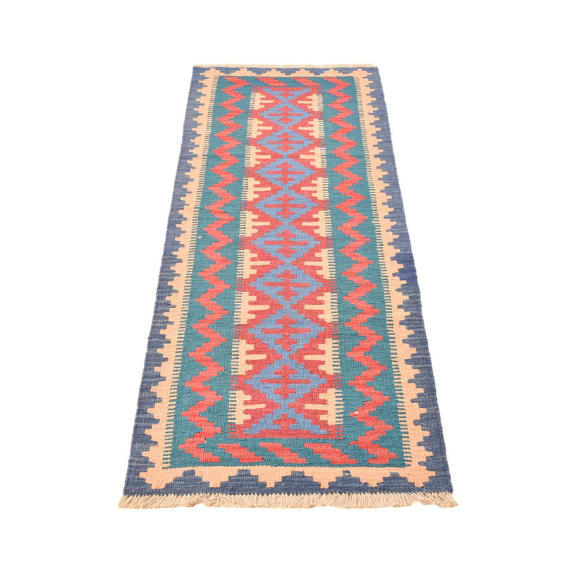 Tapis de couloir Tapis Kelim - Oriental - 210 x 62 cm - multicolore