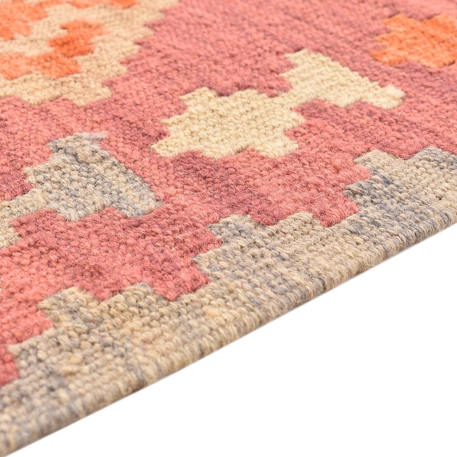 Tapis de couloir Tapis Kelim - Oriental - 197 x 63 cm - multicolore