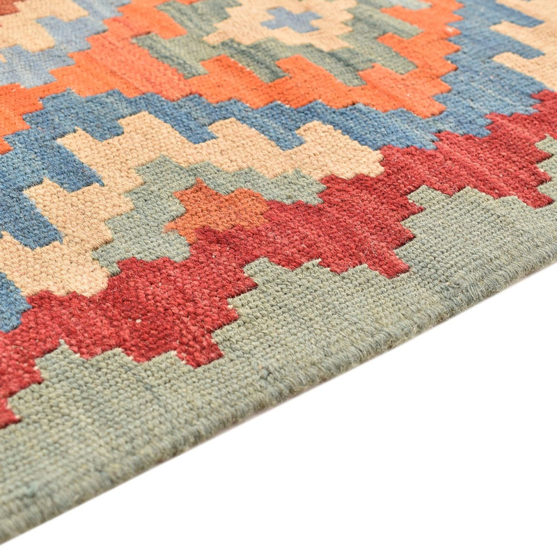 Tapis de couloir Tapis Kelim - Oriental - 194 x 66 cm - multicolore