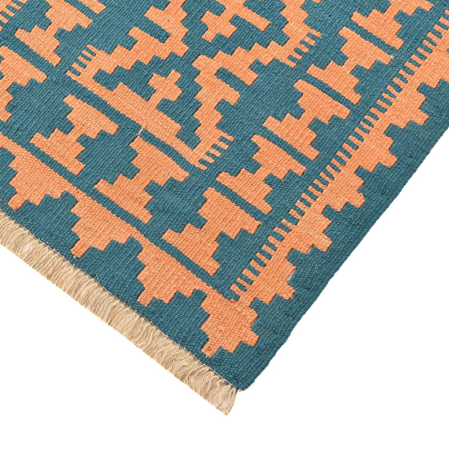 Tapis de couloir Tapis Kelim - Oriental - 194 x 62 cm - multicolore