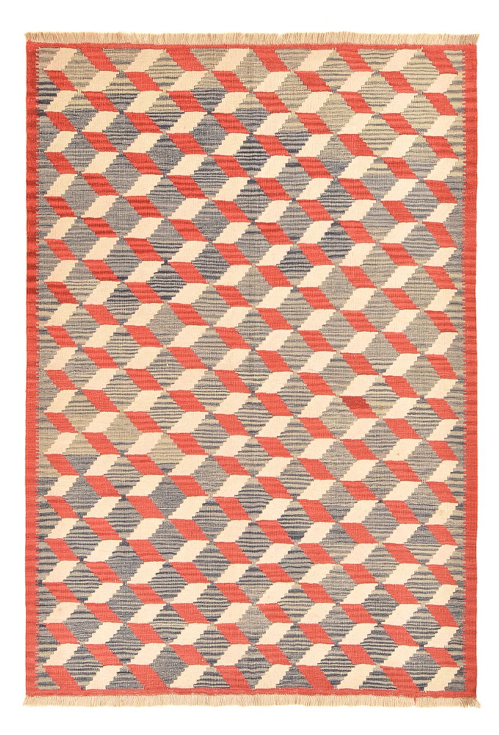 Tapis Kelim - Oriental - 246 x 174 cm - multicolore