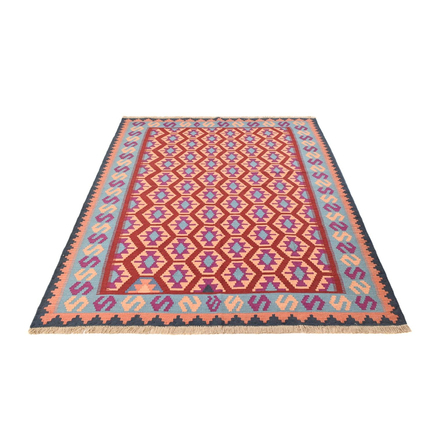 Tapis Kelim - Oriental - 244 x 166 cm - multicolore