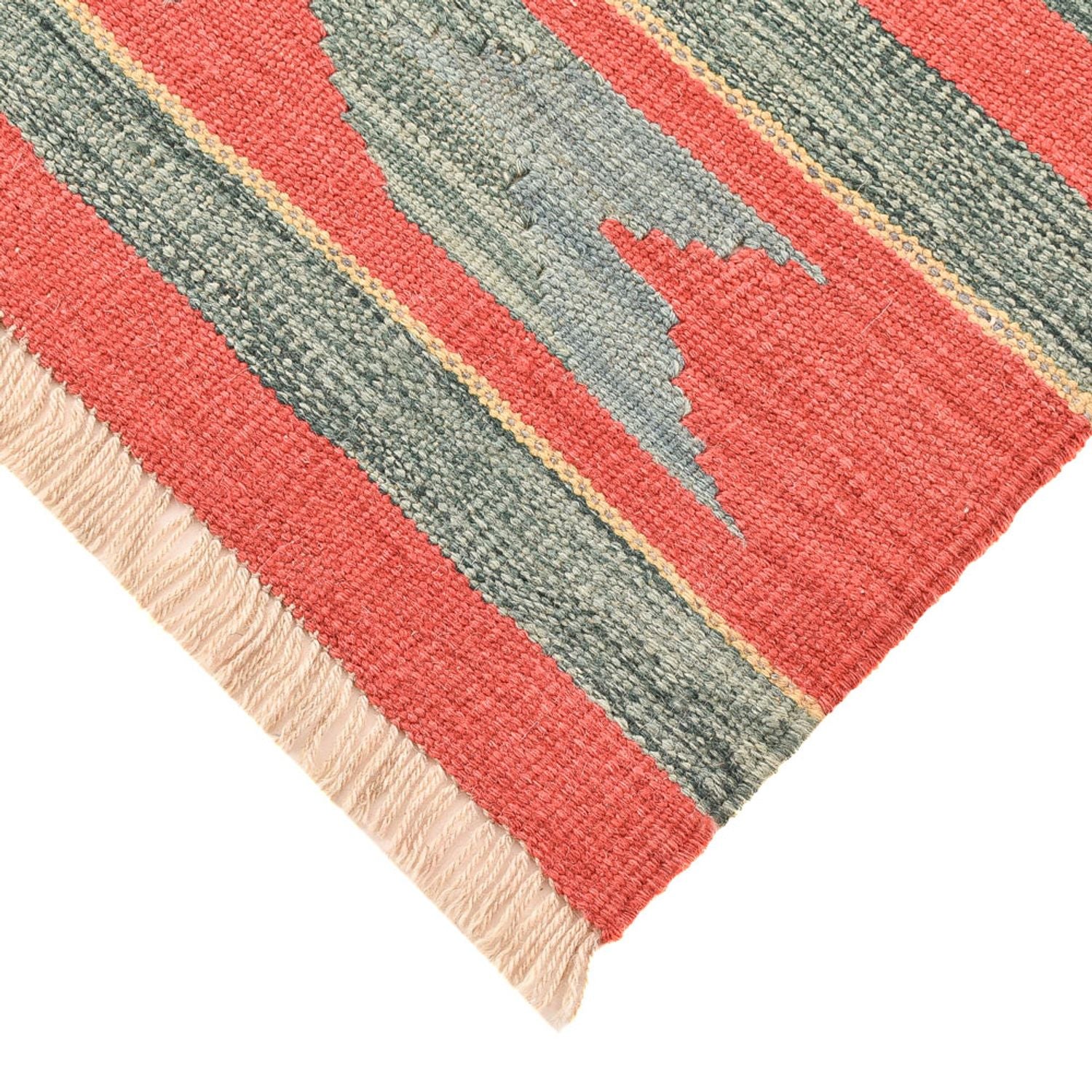 Tapis Kelim - Tendance - 141 x 101 cm - multicolore