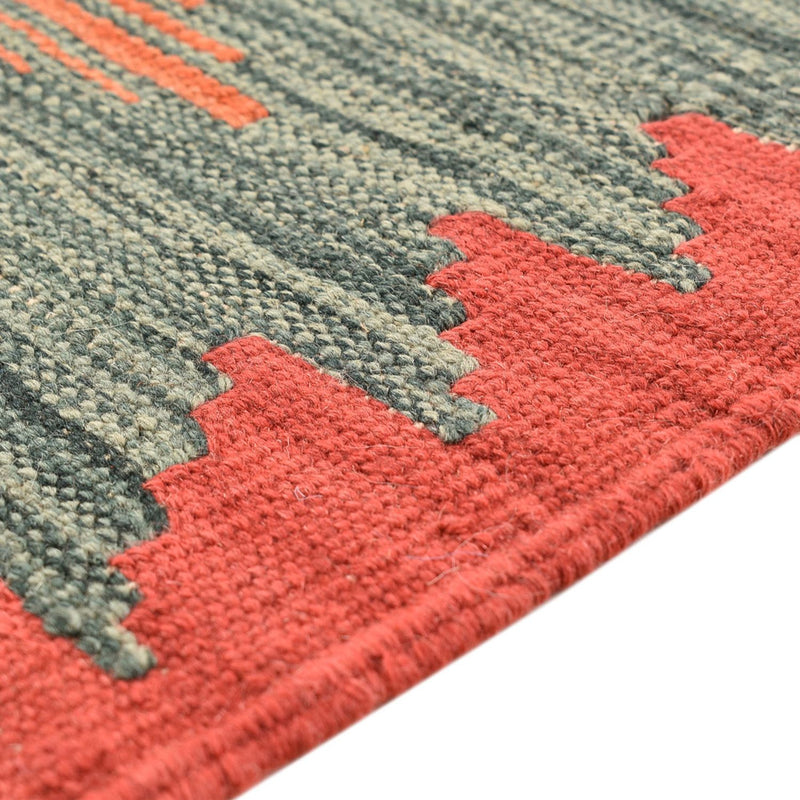 Tapis Kelim - Tendance - 141 x 101 cm - multicolore