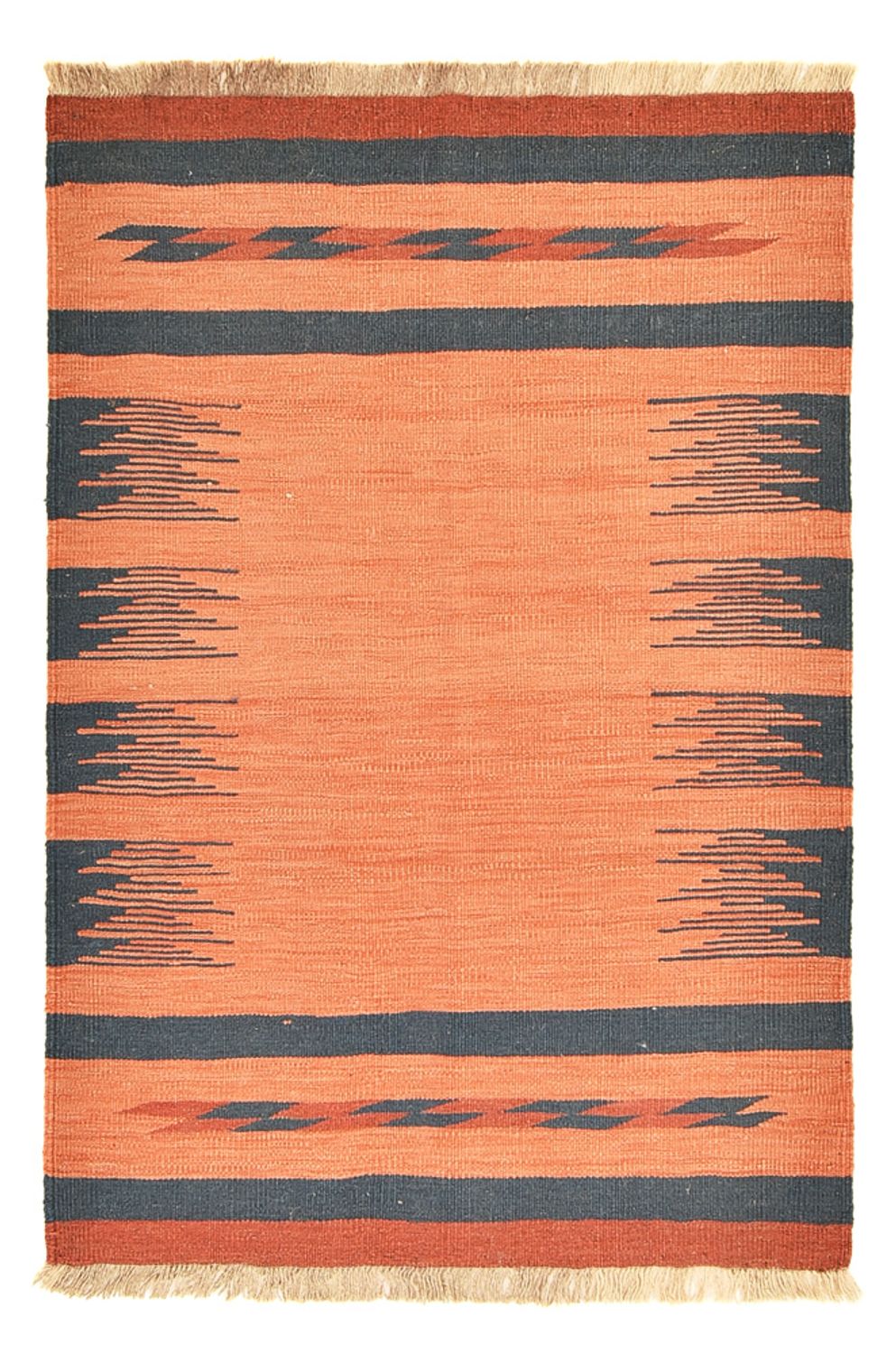Tapis Kelim - Tendance - 137 x 98 cm - multicolore