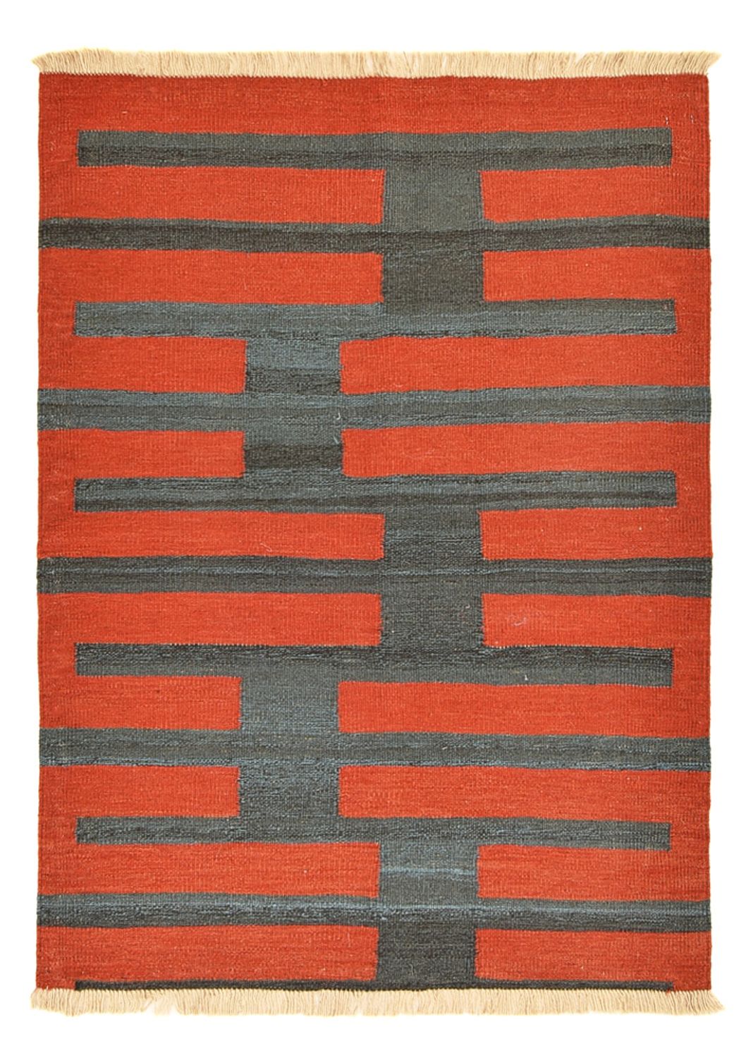 Tapis Kelim - Tendance - 144 x 107 cm - multicolore