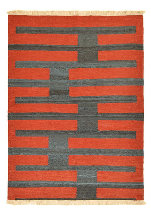 Tapis Kelim - Tendance - 144 x 107 cm - multicolore