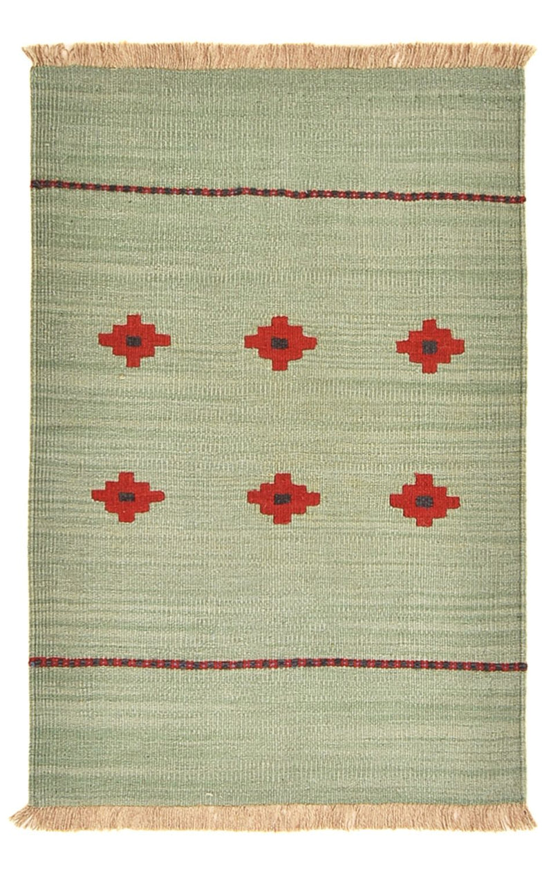 Tapis Kelim - Tendance - 119 x 80 cm - multicolore