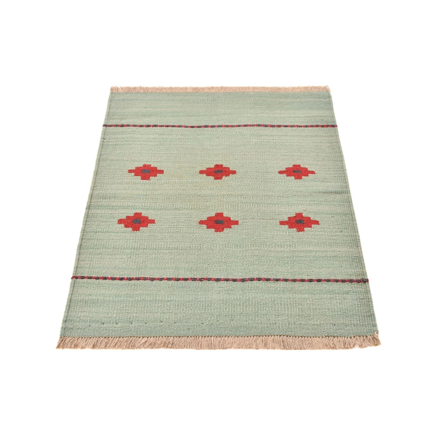 Tapis Kelim - Tendance - 119 x 80 cm - multicolore