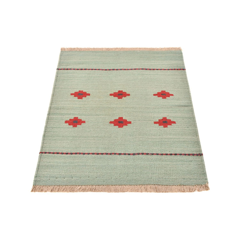 Tapis Kelim - Tendance - 119 x 80 cm - multicolore