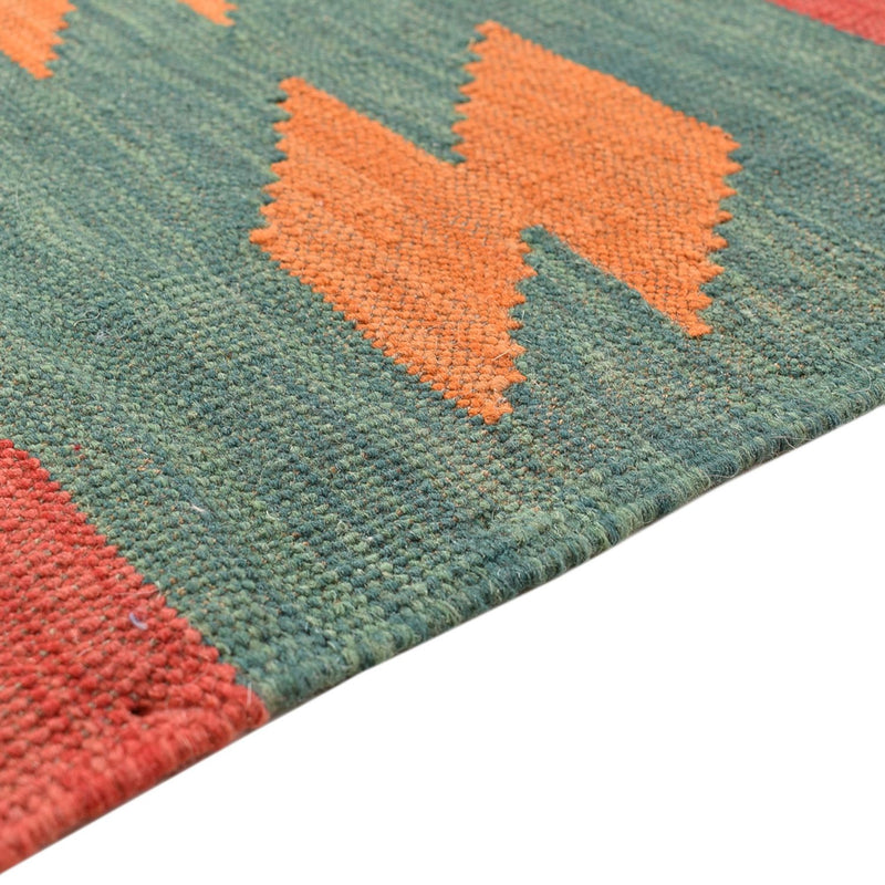 Tapis Kelim - Tendance - 212 x 146 cm - multicolore