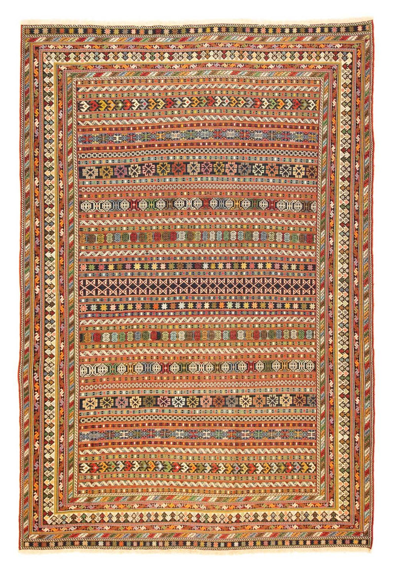 Tapis persan - Nomadic - 287 x 194 cm - multicolore