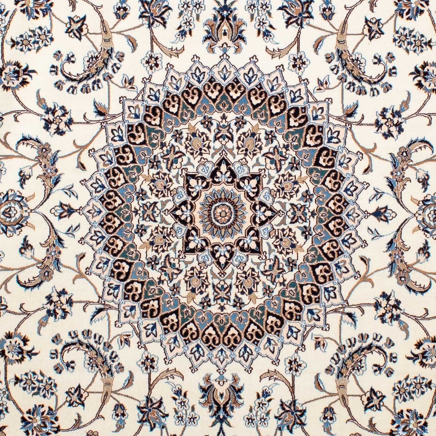 Tapis persan - Nain - Premium - 252 x 157 cm - beige