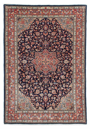 Tapis persan - Royal - 306 x 214 cm - bleu foncé