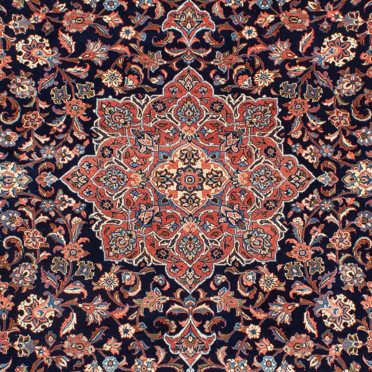 Tapis persan - Royal - 306 x 214 cm - bleu foncé