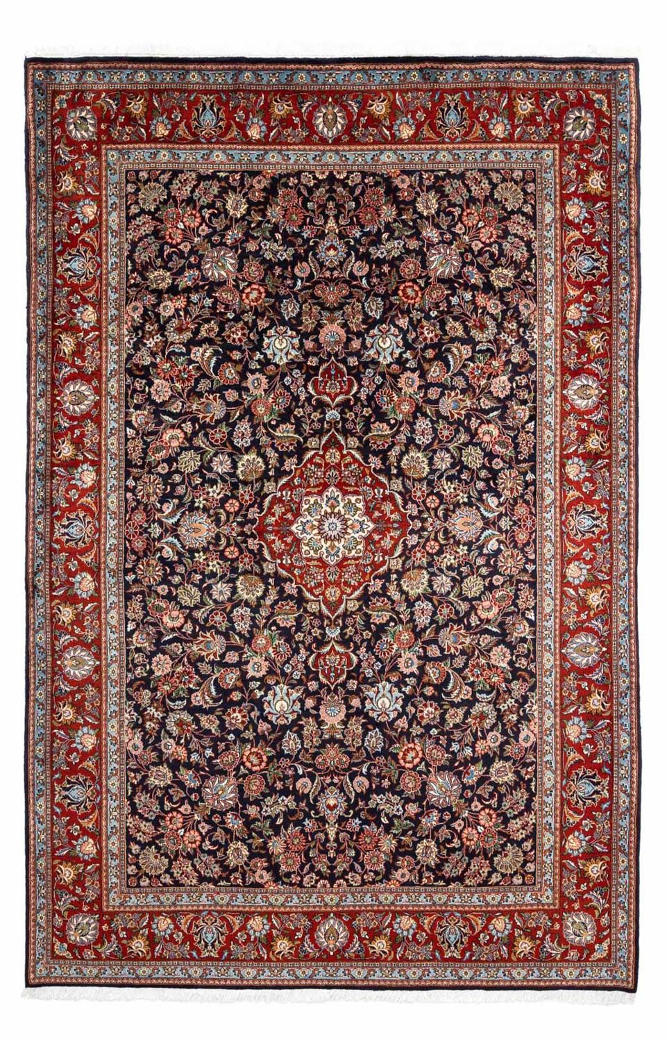 Tapis persan - Royal - 302 x 210 cm - bleu foncé