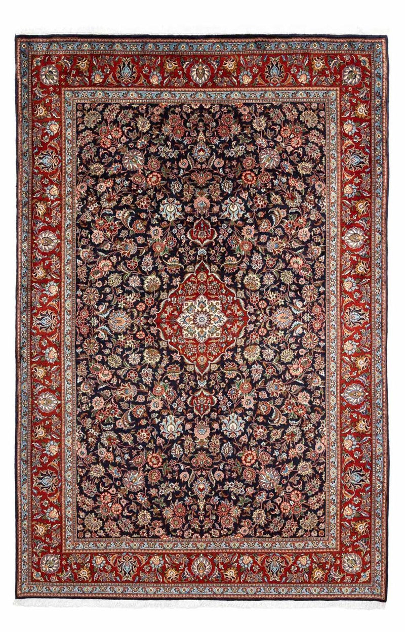 Tapis persan - Royal - 302 x 210 cm - bleu foncé