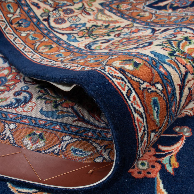 Tapis persan - Royal - 302 x 216 cm - bleu foncé