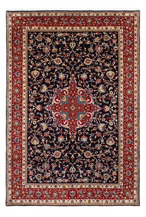 Tapis persan - Royal - 302 x 202 cm - bleu foncé