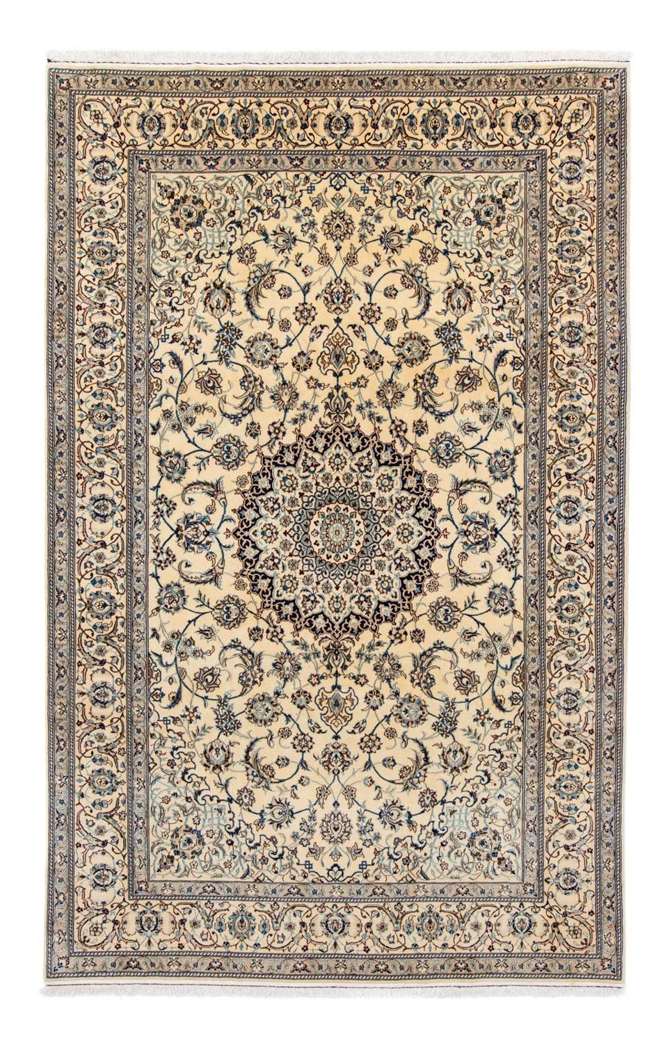 Tapis persan - Nain - Royal - 310 x 202 cm - beige
