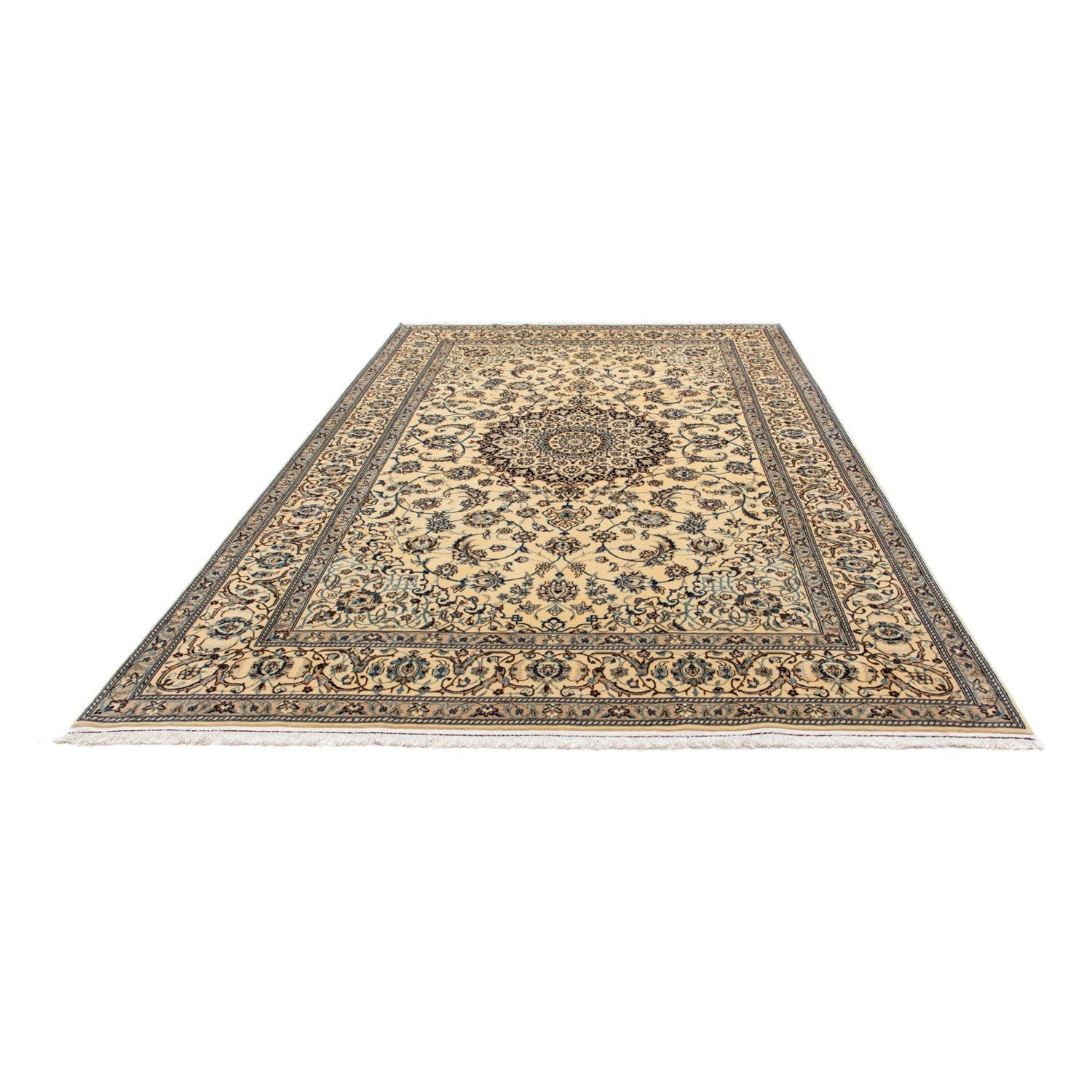 Tapis persan - Nain - Royal - 310 x 202 cm - beige