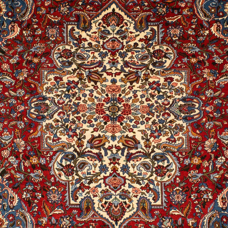 Tapis persan - Nomadic - 297 x 200 cm - rouge foncé