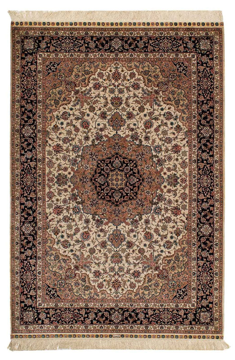 Tapis en soie - Soie chinoise - 183 x 122 cm - rouge foncé