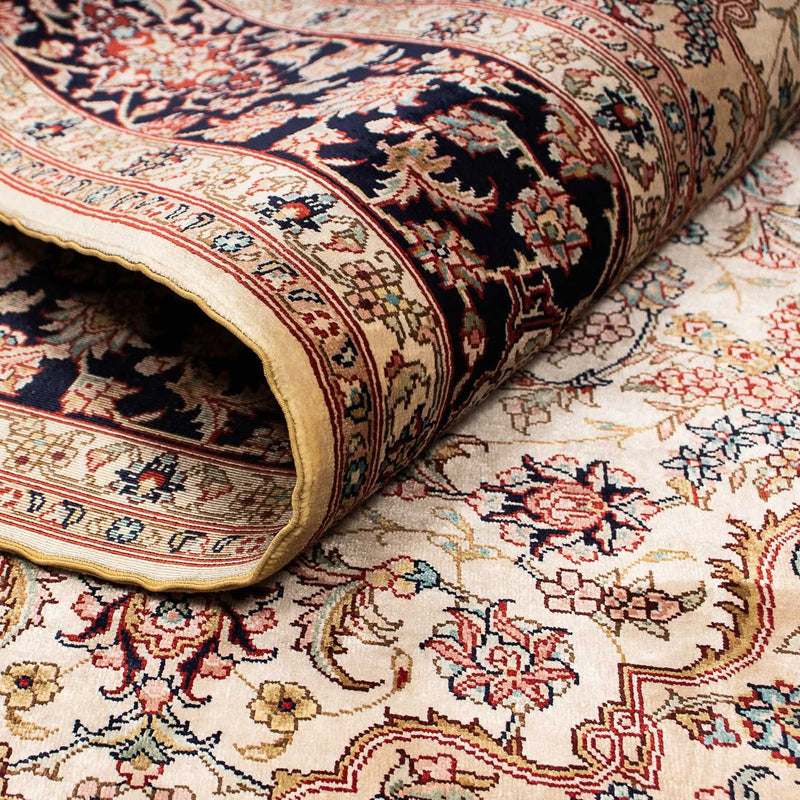 Tapis en soie - Soie chinoise - 183 x 122 cm - rouge foncé