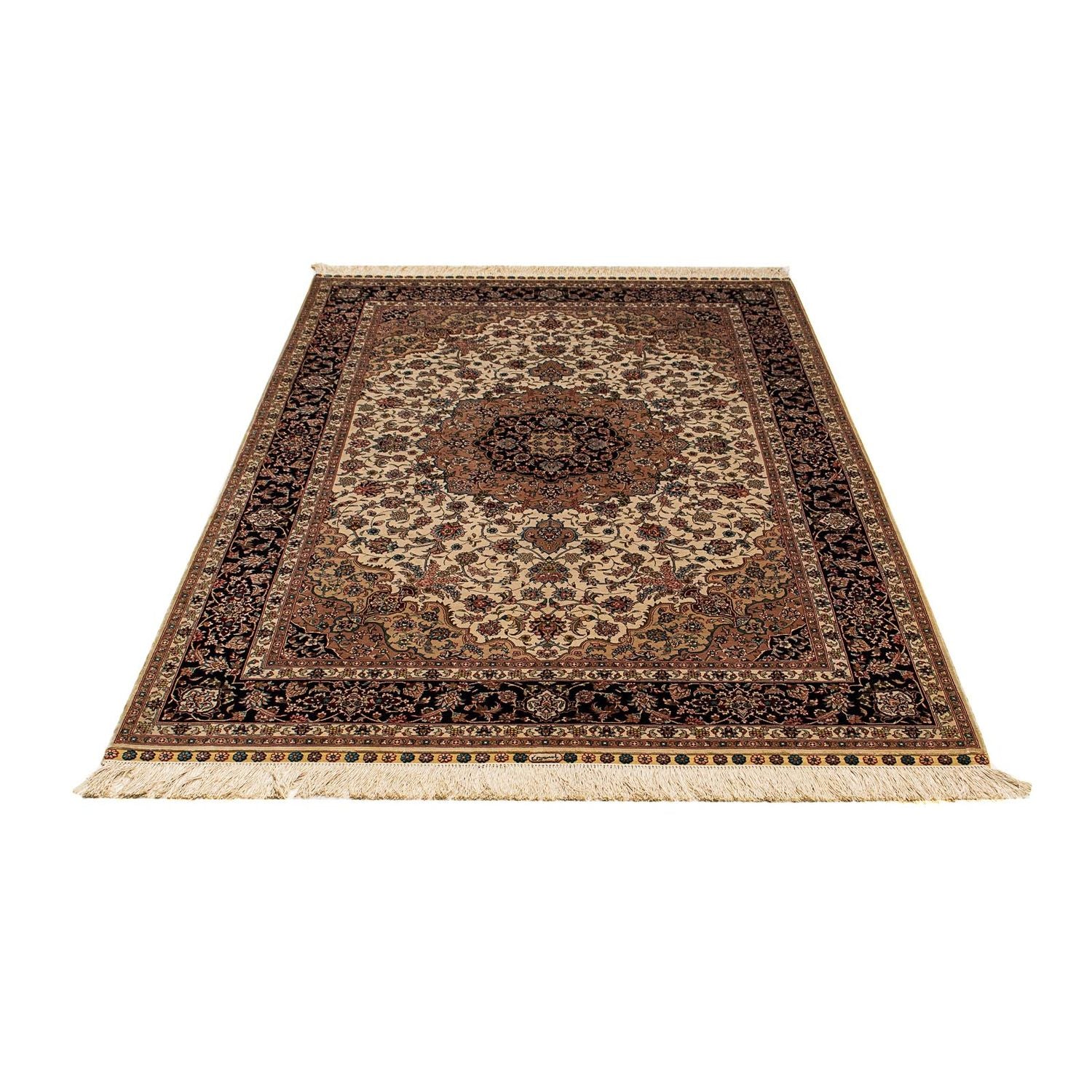 Tapis en soie - Soie chinoise - 183 x 122 cm - rouge foncé