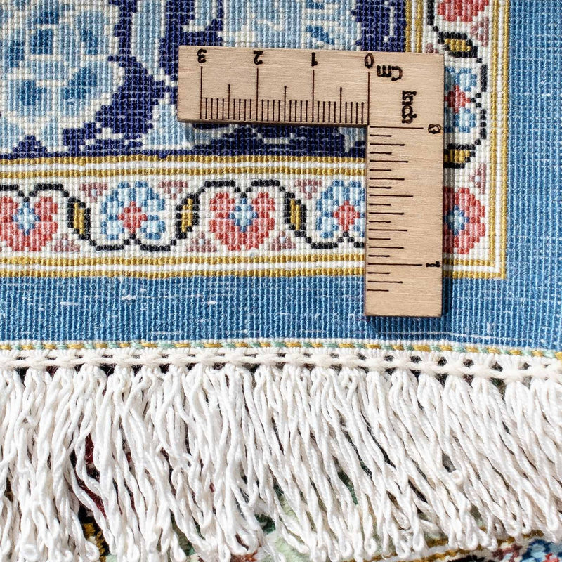 Tapis persan - Ghom - 85 x 59 cm - bleu
