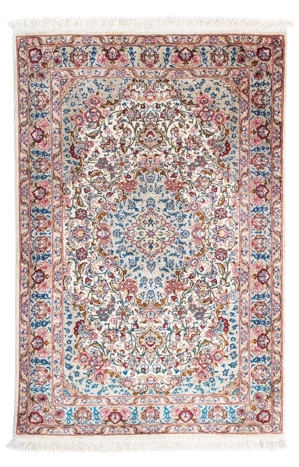 Perserteppich - Ghom 120 x 80 cm - beige