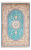 Tapis persan - Ghom - 119 x 78 cm - turquoise