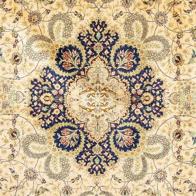 Tapis persan - Ghom - 324 x 198 cm - beige