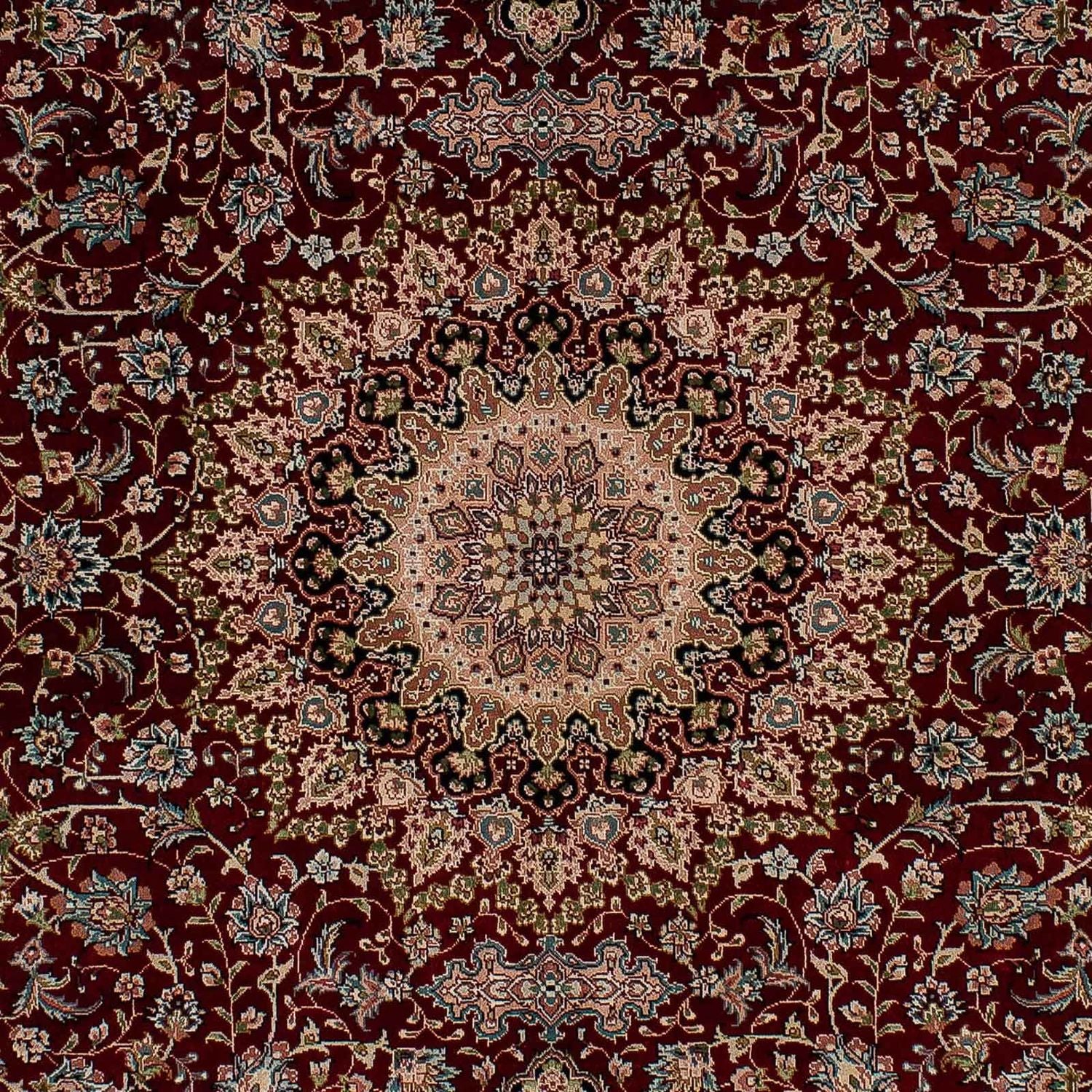 Tapis en soie - Soie chinoise - 183 x 122 cm - rouge foncé