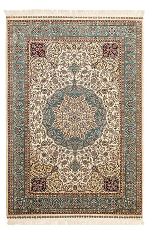 Tapis en soie - Soie chinoise - 183 x 122 cm - rouge foncé