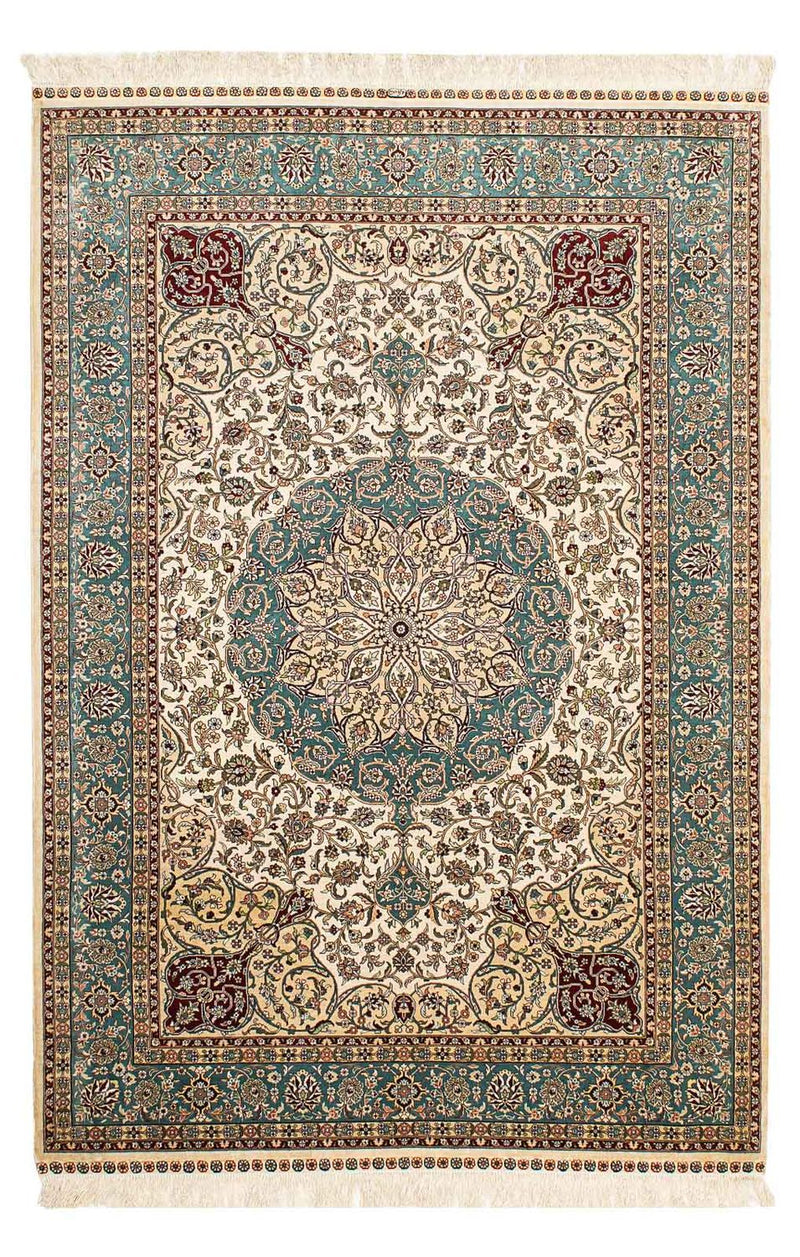 Tapis en soie - Soie chinoise - 183 x 122 cm - rouge foncé