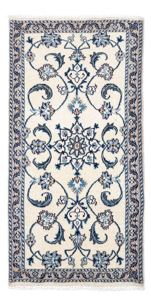 Tapis persan - Nain - 135 x 69 cm - beige