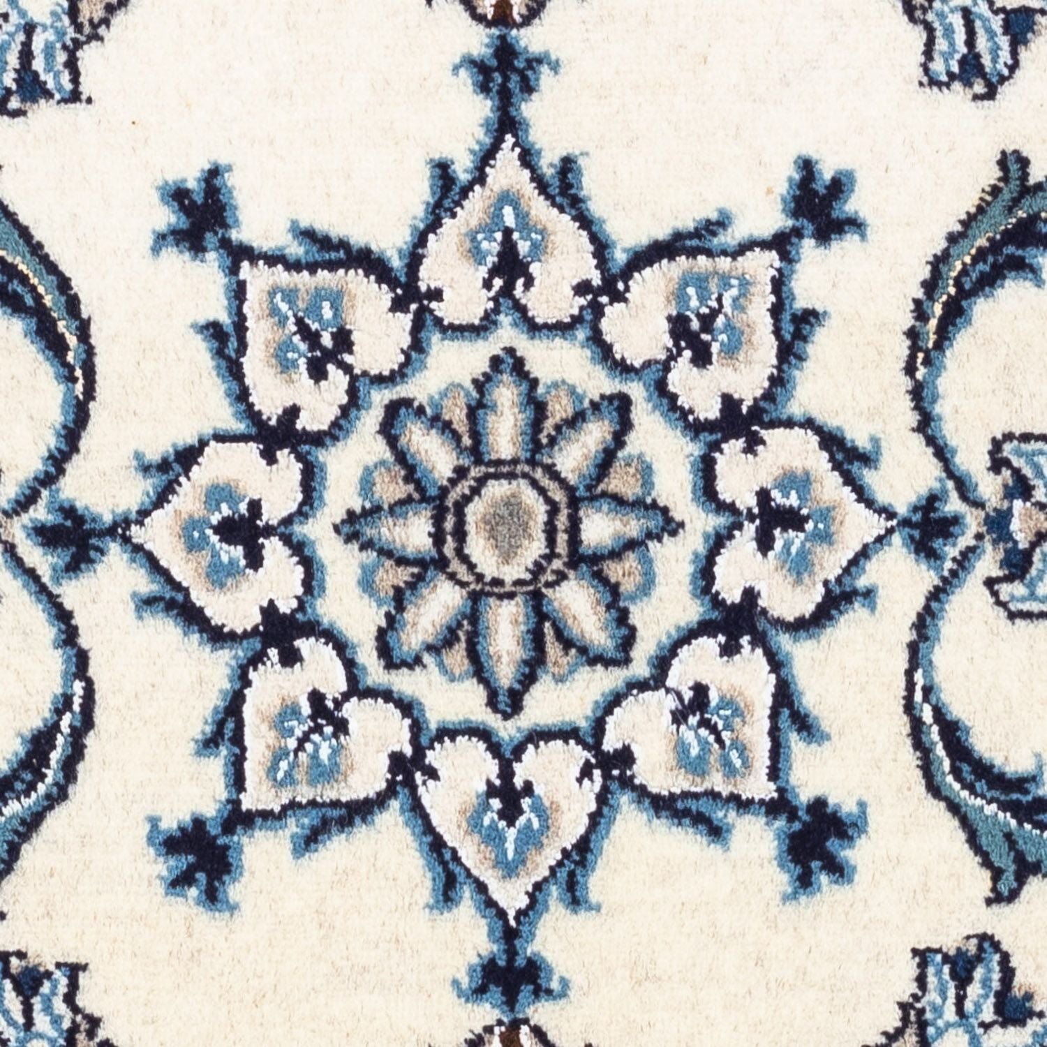 Tapis persan - Nain - 135 x 69 cm - beige