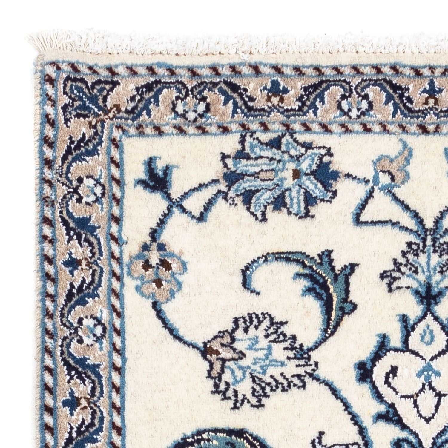 Tapis persan - Nain - 135 x 69 cm - beige